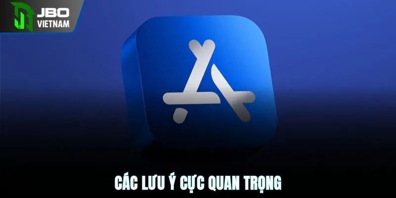Các lưu ý cực quan trọng